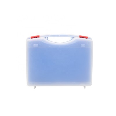 2019 New Invention white and blue China sturdy protective  plastic mechanical tool box for for camera lens