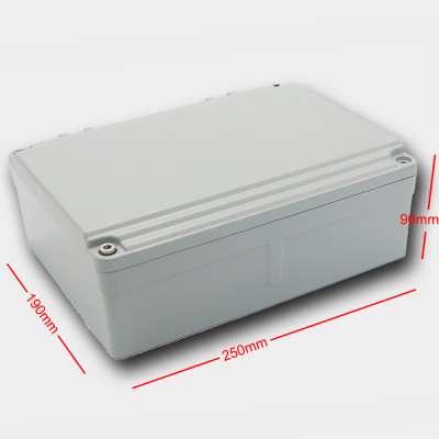 China OEM manufacturer aluminum waterproof electrical enclosure box 250x190x90mm