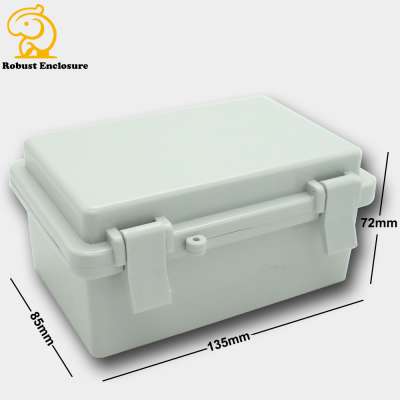 135*85*72mm High Intensity Small IP65 Plastic Control Box with Latch for Electrical Panel