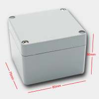 made in China aluminum IP65 enclosure for electronic equipment 80x75x60mm