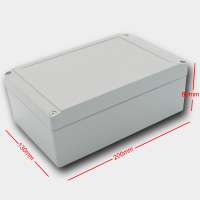 Hot item aluminum sensor enclosure for electronic equipment 200x130x80mm