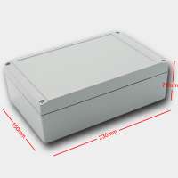 factory direct waterproof aluminum enclosure box for PCB 230x150x75mm