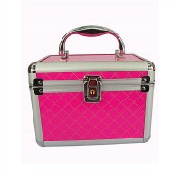 Red checked professional storage case PVC aluminum case