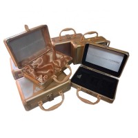 Customized Amazing Champagne Gold Aluminum Cigarette  Gift  Case