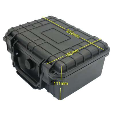 IP67 Waterproof Hard Engineer PP Plastic Case with Soft PU Foam and Electric Valve